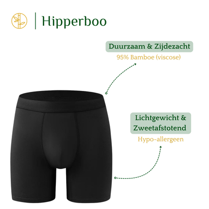 Hipperboo® 1-Pack Onderbroeken Heren - Boxershorts - Met of Zonder Opening