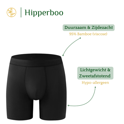 Hipperboo® 1-Pack Onderbroeken Heren - Boxershorts - Met of Zonder Opening