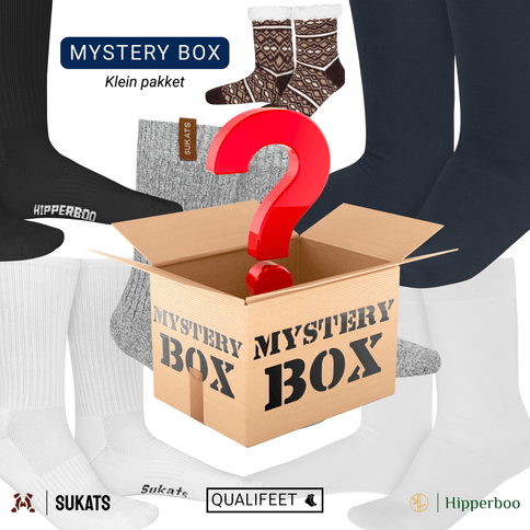 Qualifeet® Mystery Box | Klein of Groot Pakket | Verrassingspakket | Proefpakket Sokken