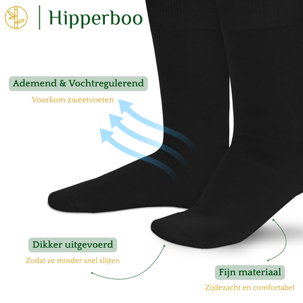 Hipperboo® Bamboe Sokken | 1, 4 of 8 Paar | Naadloos