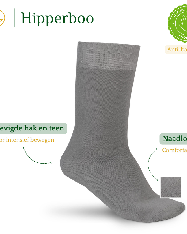 Hipperboo® Bamboe Sokken | 1, 4 of 8 Paar | Naadloos