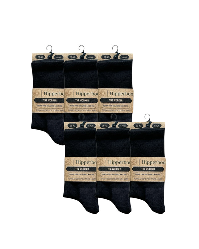 Hipperboo® Bamboe Werksokken | 3 of 6 Paar