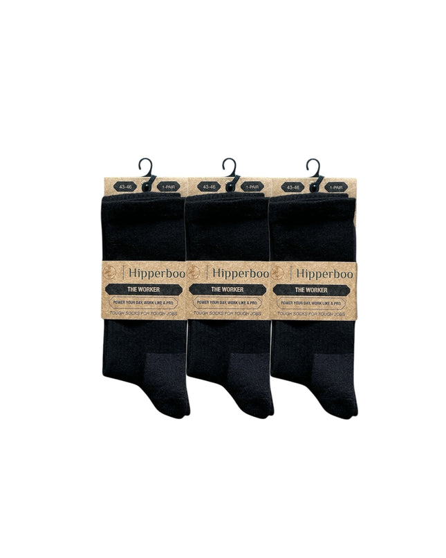 Hipperboo® Bamboe Werksokken | 3 of 6 Paar
