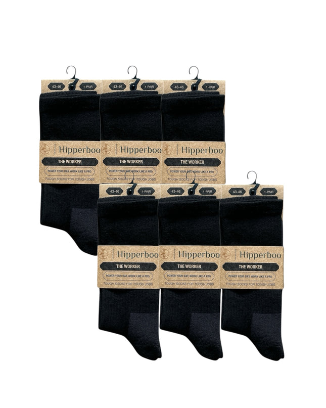 Hipperboo® Bamboe Werksokken | 3 of 6 Paar