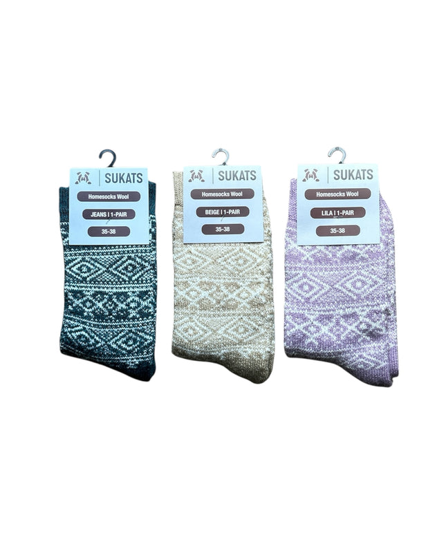 Sukats® Huissokken met Wol | 1, 2 of 3 Paar