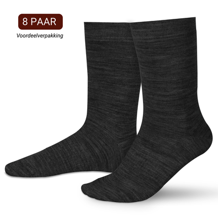 Sukats® Merino Wollen Sokken | 8 Paar | Met of zonder badstofzool