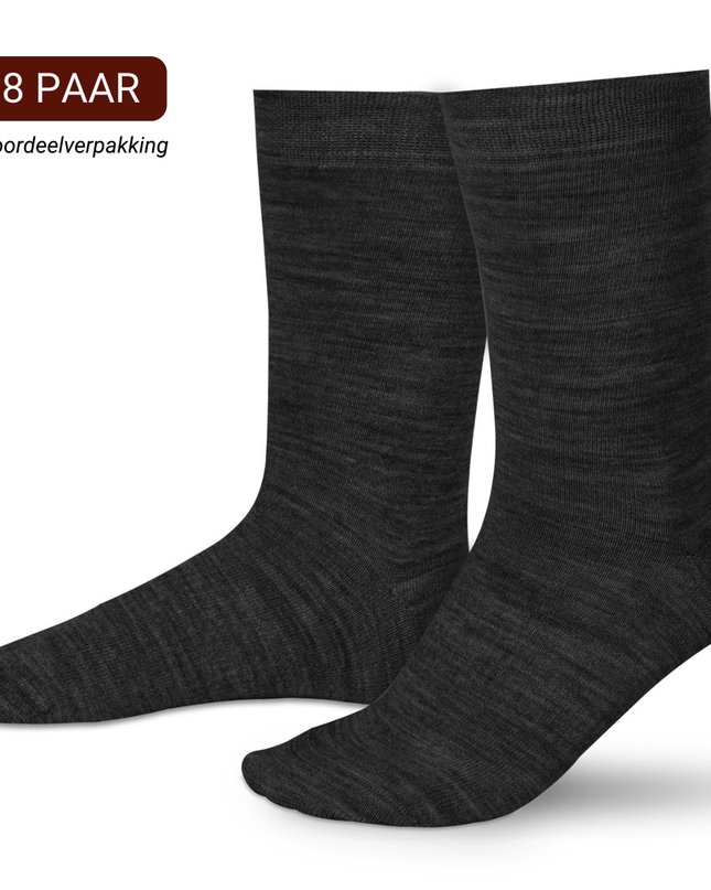 Sukats® Merino Wollen Sokken | 8 Paar | Met of zonder badstofzool