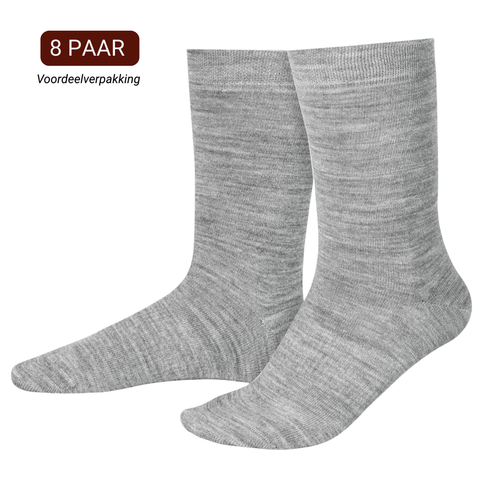 Sukats® Merino Wol Sokken | 4 of 8 Paar | Wollen Sokken | Naadloos | Casual Sokken