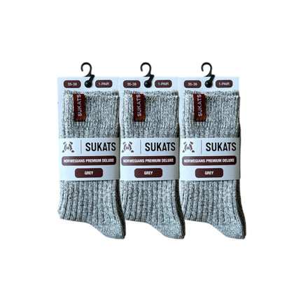 Sukats® Noorse Sokken | Norwegians Premium Deluxe | 3 Paar