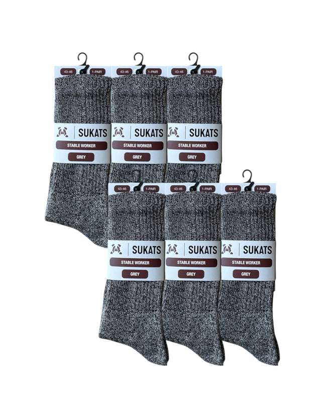 Sukats® Noorse Werksokken | Stable Worker | 3 of 6 Paar
