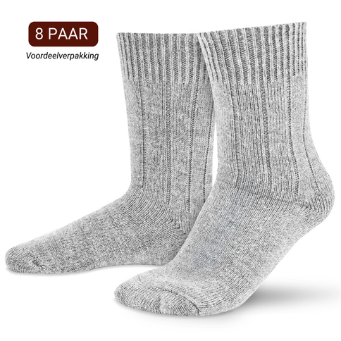 Sukats® Alpaca Sokken | 4 of 8 Paar | Wollen Sokken | Warme Sokken | Huissokken