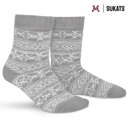 Sukats® Huissokken met Wol | Wollen Sokken | Bedsokken | 1 of 3 Paar