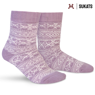 Sukats® Noorse Huissokken met Wol | 1 of 3 Paar | Wollen Sokken | Bedsokken | Warme Sokken