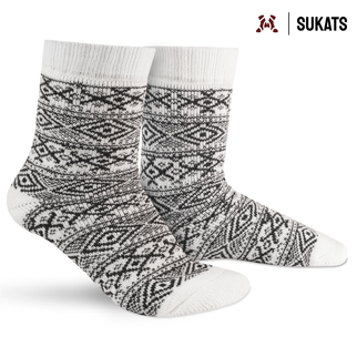 Sukats® Noorse Huissokken met Wol | 1 of 3 Paar | Wollen Sokken | Bedsokken | Warme Sokken
