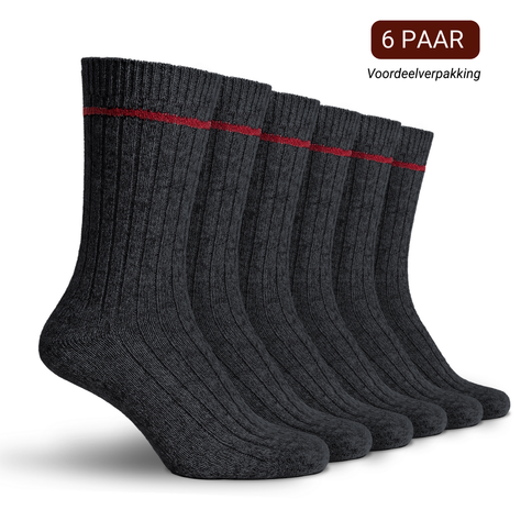 Sukats® The Norwegians | 3 of 6 Paar | Noorse Sokken | Wollen Sokken | Werksokken