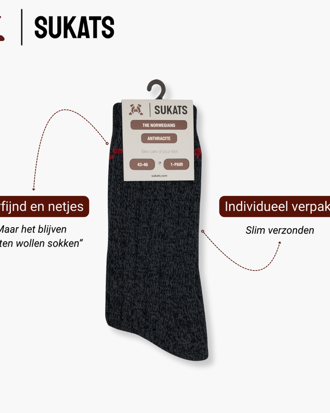 Sukats® Noorse Sokken | The Norwegians Original | 3 of 6 Paar