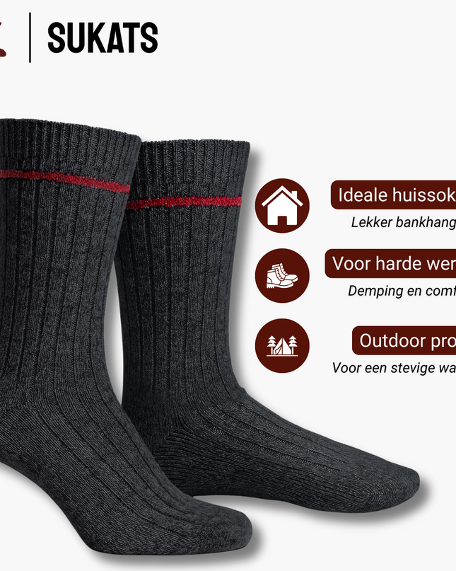 Sukats® Noorse Sokken | The Norwegians Original | 3 of 6 Paar