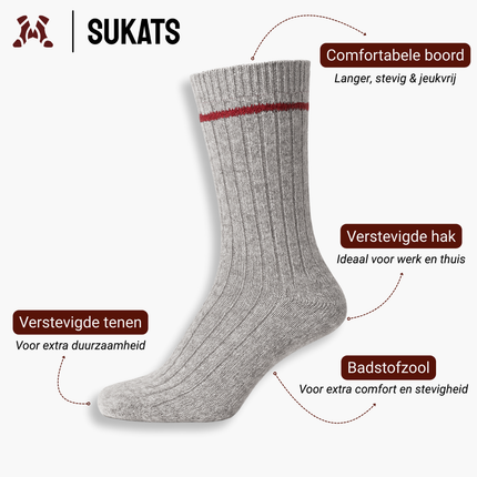 Sukats® Noorse Sokken | The Norwegians Original | 3 of 6 Paar