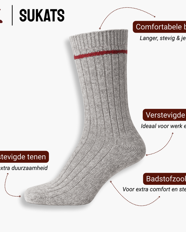 Sukats® Noorse Sokken | The Norwegians Original | 3 of 6 Paar