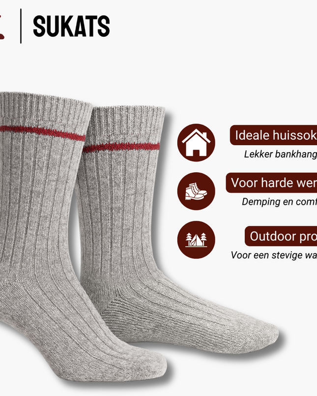 Sukats® Noorse Sokken | The Norwegians Original | 3 of 6 Paar