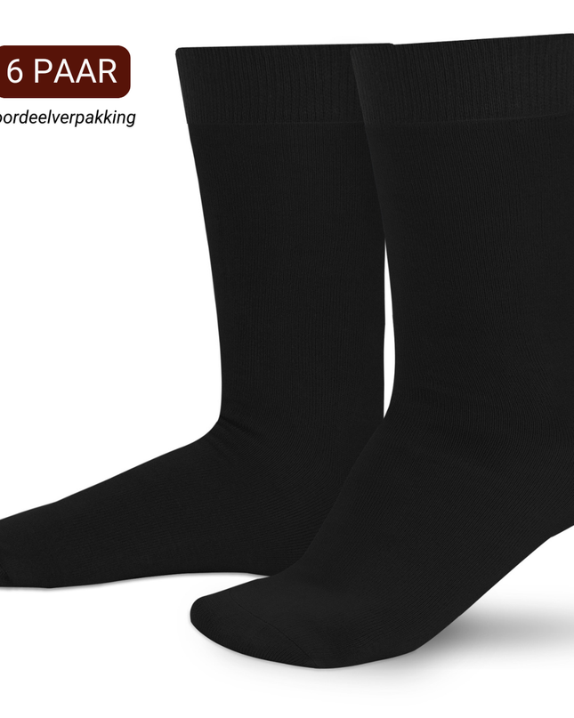 Sukats® Smart Casual katoenen sokken | 2 of 6 Paar | Naadloos | Nette Heren en Dames Sokken