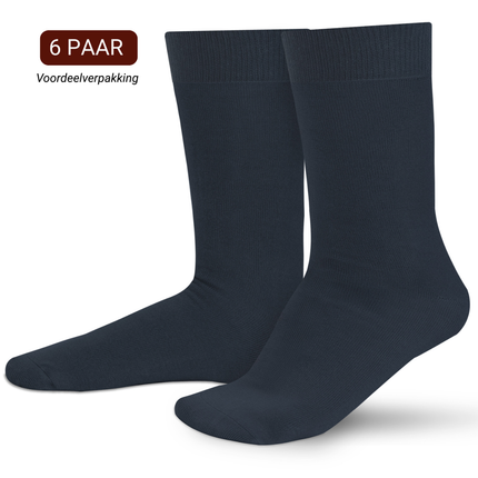 Sukats® Smart Casual katoenen sokken | 2 of 6 Paar | Naadloos | Nette Heren en Dames Sokken