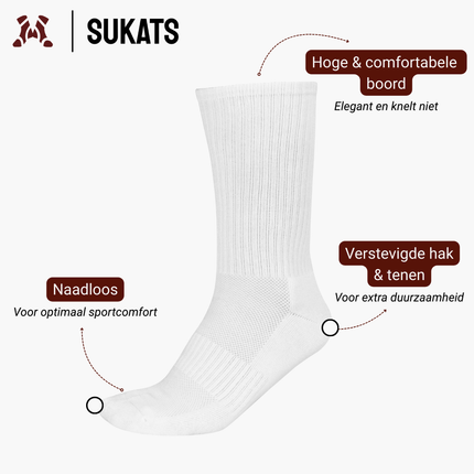 Sukats® Sportsokken | The Sporter | 6 Paar