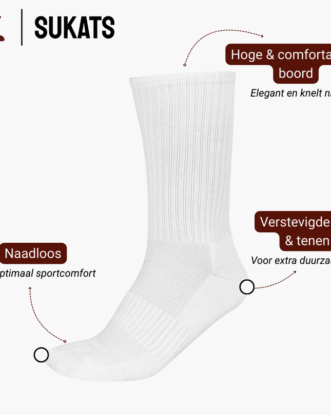 Sukats® Sportsokken | The Sporter | 6 Paar