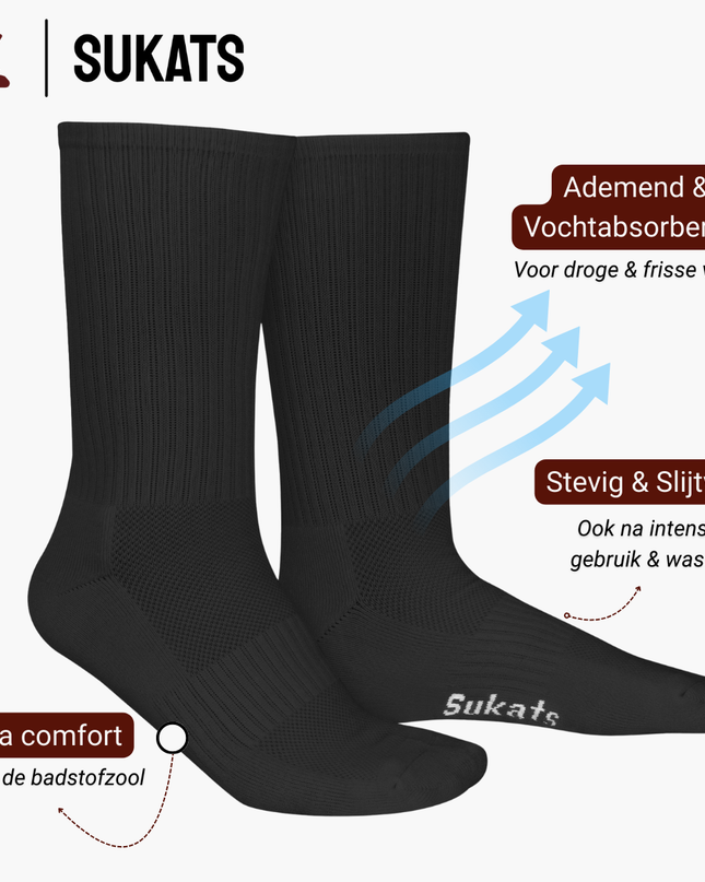 Sukats® Sportsokken | The Sporter | 6 Paar
