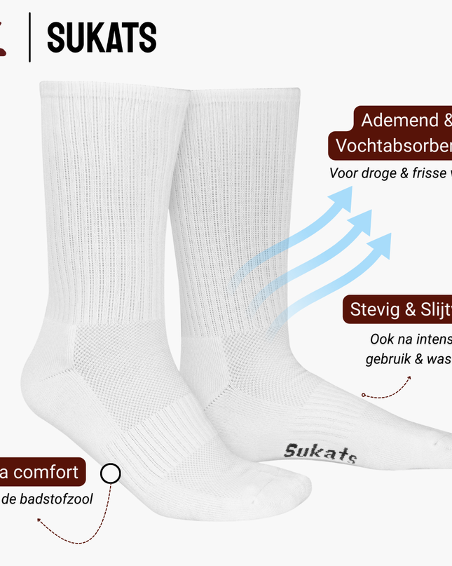 Sukats® Sportsokken | The Sporter | 6 Paar