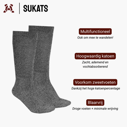 Sukats® Noorse Werksokken | Stable Worker | 3 of 6 Paar