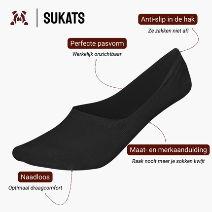 Sukats® No Show Enkelsokken | 4 of 8 paar