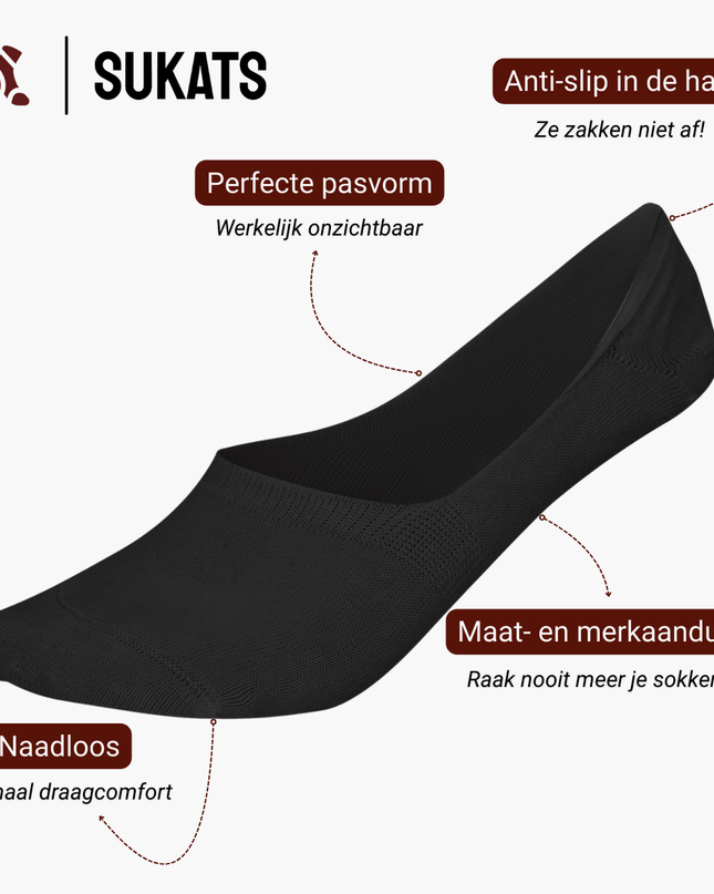 Sukats® No Show Enkelsokken | 4 of 8 paar
