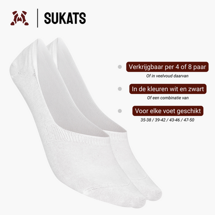 Sukats® No Show Enkelsokken | 4 of 8 paar