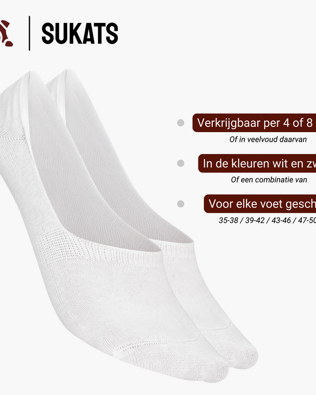 Sukats® No Show Enkelsokken | 4 of 8 paar
