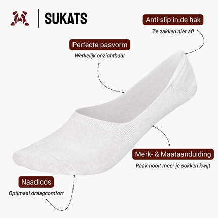 Sukats® No Show Enkelsokken | 4 of 8 paar