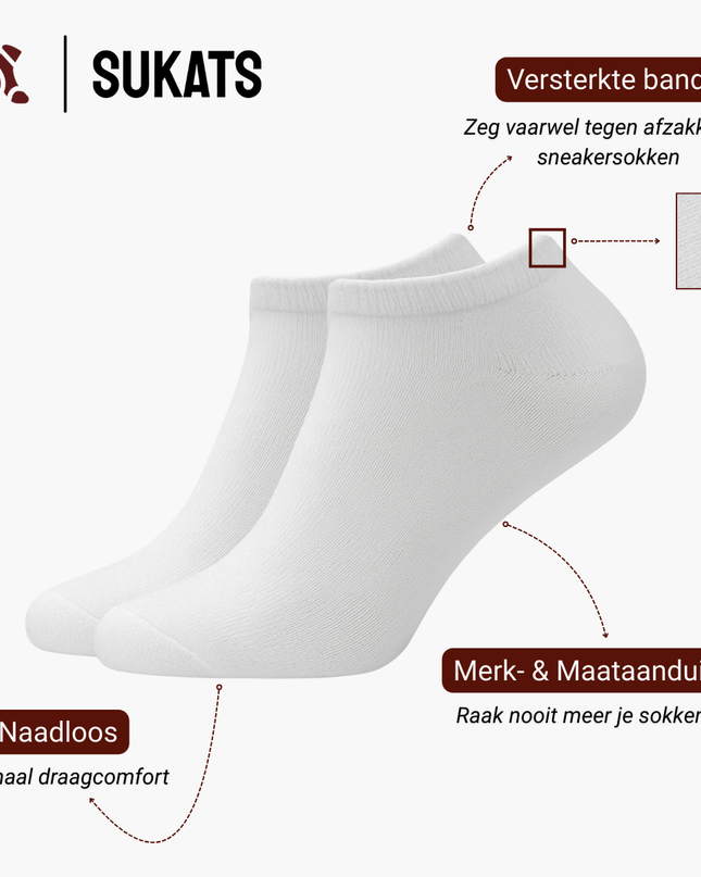 Sukats® Sneakersokken | 6 of 12 paar