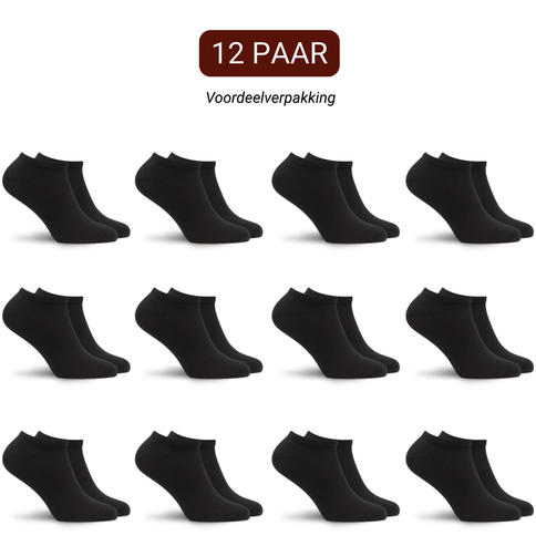 Sukats® Sneakersokken | 6 of 12 Paar | Enkelsokken | Korte Sokken | Naadloos