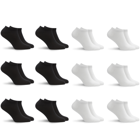 Sukats® Sneakersokken | 6 of 12 Paar | Enkelsokken | Korte Sokken | Naadloos