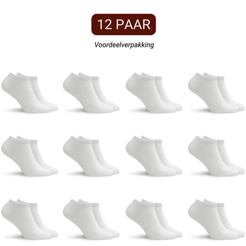 Sukats® Sneakersokken | 6 of 12 Paar | Enkelsokken | Korte Sokken | Naadloos