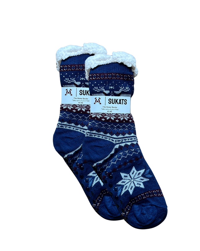 Sukats® Huissokken | Anti-slip sokken | Kerstsokken | Fluffy Sokken | Slofsokken | Verwarmde Sokken | 1, 3 of 6 Paar | Meerdere Kleuren