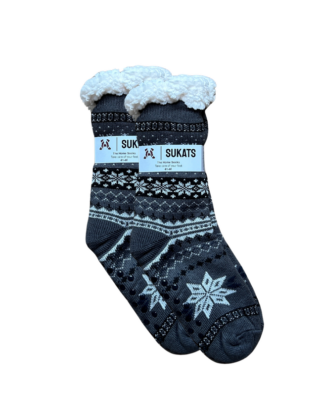 Sukats® Huissokken | Anti-slip sokken | Kerstsokken | Fluffy Sokken | Slofsokken | Verwarmde Sokken | 1, 3 of 6 Paar | Meerdere Kleuren