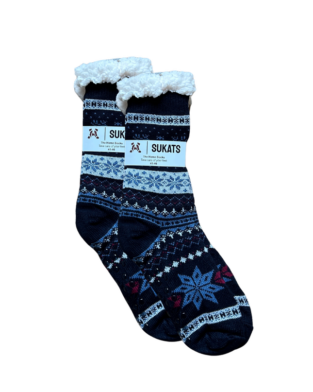 Sukats® Huissokken | Anti-slip sokken | Kerstsokken | Fluffy Sokken | Slofsokken | Verwarmde Sokken | 1, 3 of 6 Paar | Meerdere Kleuren