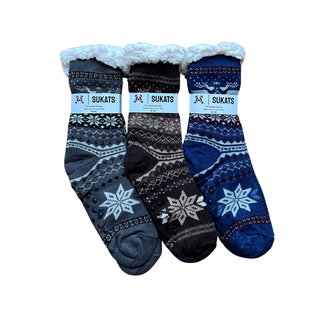 Sukats® Huissokken | 1, 3 of 6 Paar | Anti-slip sokken | Kerstsokken | Fluffy Sokken | Slofsokken | Verwarmde Sokken | Meerdere Kleuren