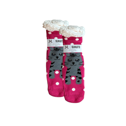 Sukats® Huissokken | Anti-slip sokken | Kerstsokken | Fluffy Sokken | Slofsokken | Verwarmde Sokken | 1, 3 of 6 Paar | Meerdere Kleuren