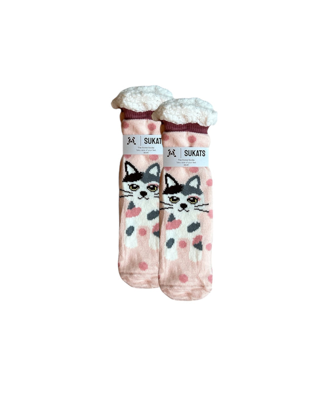 Sukats® Huissokken | Anti-slip sokken | Kerstsokken | Fluffy Sokken | Slofsokken | Verwarmde Sokken | 1, 3 of 6 Paar | Meerdere Kleuren