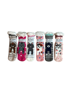 Sukats® Huissokken | 1, 3 of 6 Paar | Anti-slip sokken | Kerstsokken | Fluffy Sokken | Slofsokken | Verwarmde Sokken | Meerdere Kleuren