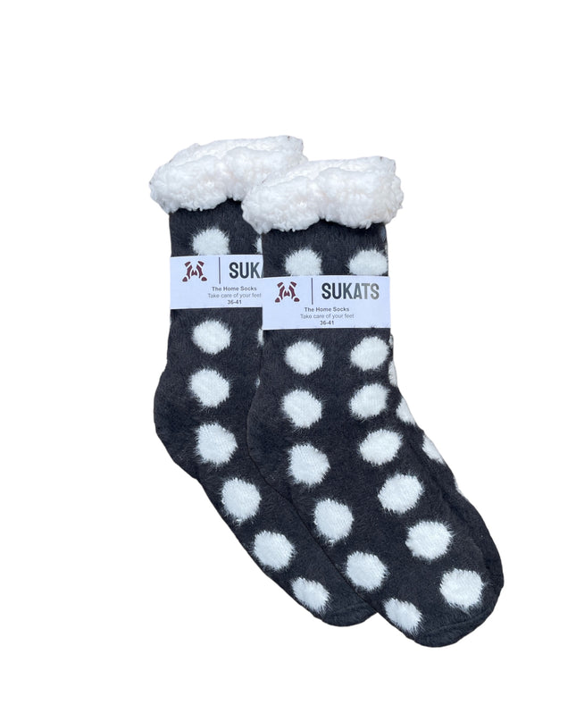 Sukats® Huissokken | Anti-slip sokken | Kerstsokken | Fluffy Sokken | Slofsokken | Verwarmde Sokken | 1, 3 of 6 Paar | Meerdere Kleuren