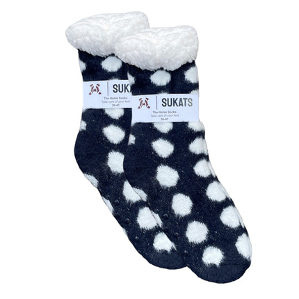 Sukats® Huissokken | Anti-slip sokken | Kerstsokken | Fluffy Sokken | Slofsokken | Verwarmde Sokken | 1, 3 of 6 Paar | Meerdere Kleuren
