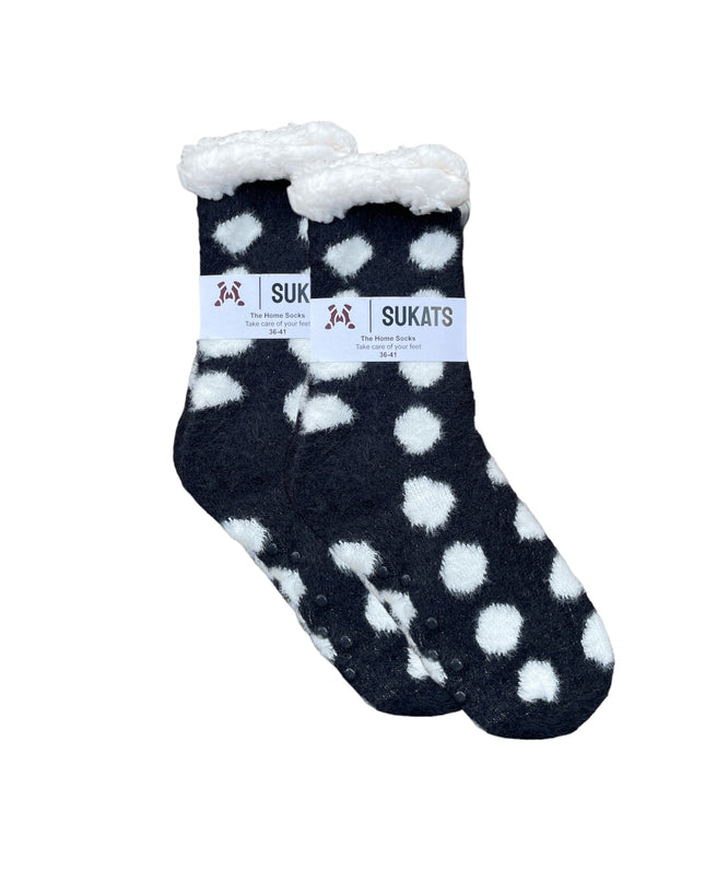 Sukats® Huissokken | Anti-slip sokken | Kerstsokken | Fluffy Sokken | Slofsokken | Verwarmde Sokken | 1, 3 of 6 Paar | Meerdere Kleuren